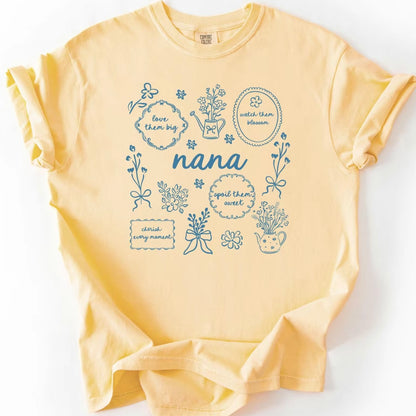 Custom Floral Grandma, Floral Mama, Personalized Mothers Day Gift Shirt/Sweatshirt/Hoodie