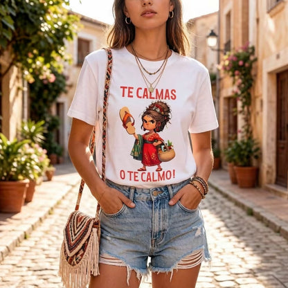 Mexican Spanish Mom Calm or I Will Calm You Summer Women's Funny Shirt/Sweatshirt/Hoodie
