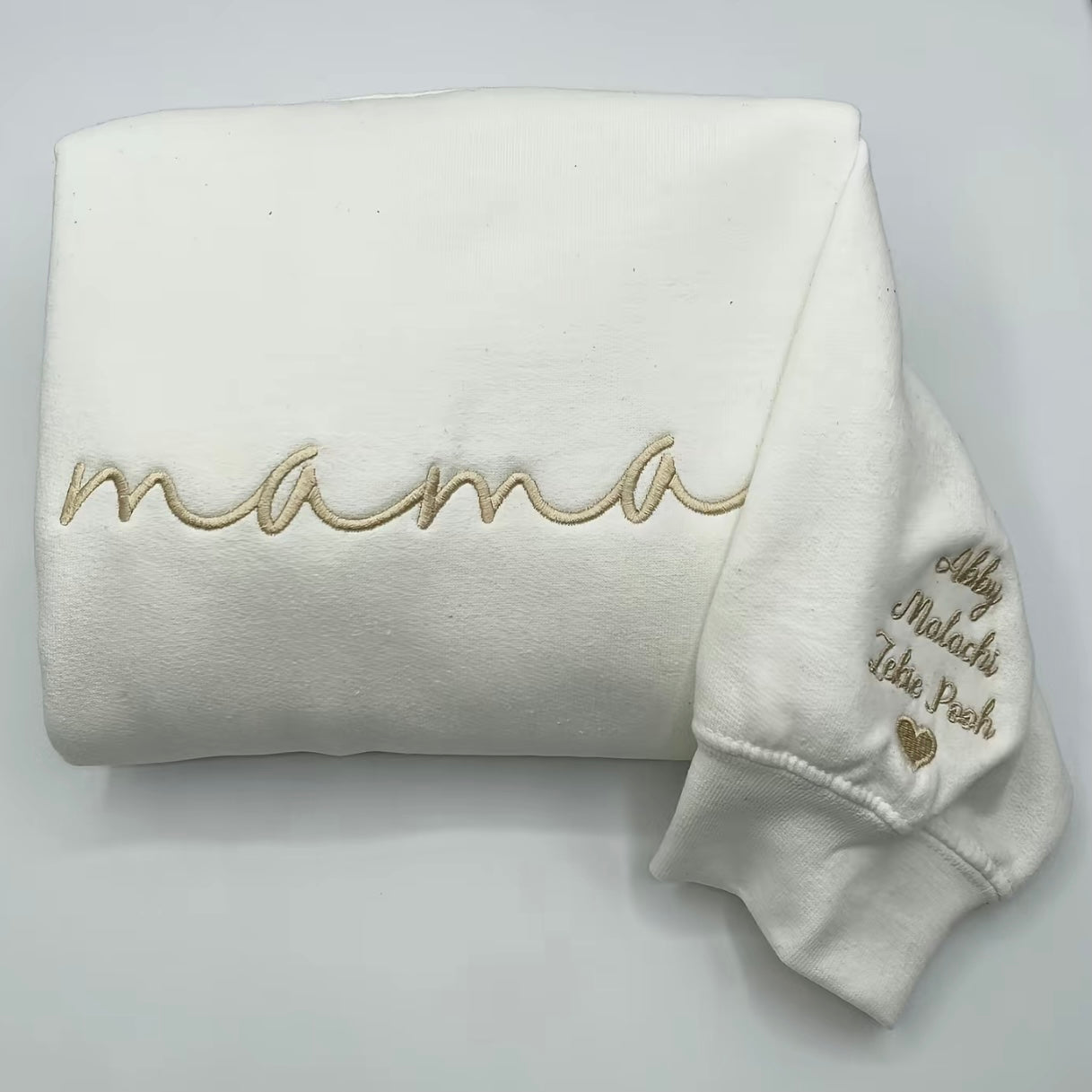 Mama Embroidered Mother's Day Shirt/Sweatshirt/Hoodie