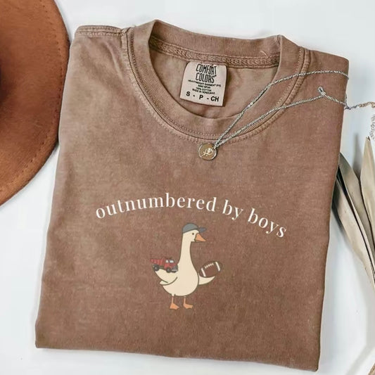 Funny Boy Mom Goose Shirt/Sweatshirt/Hoodie