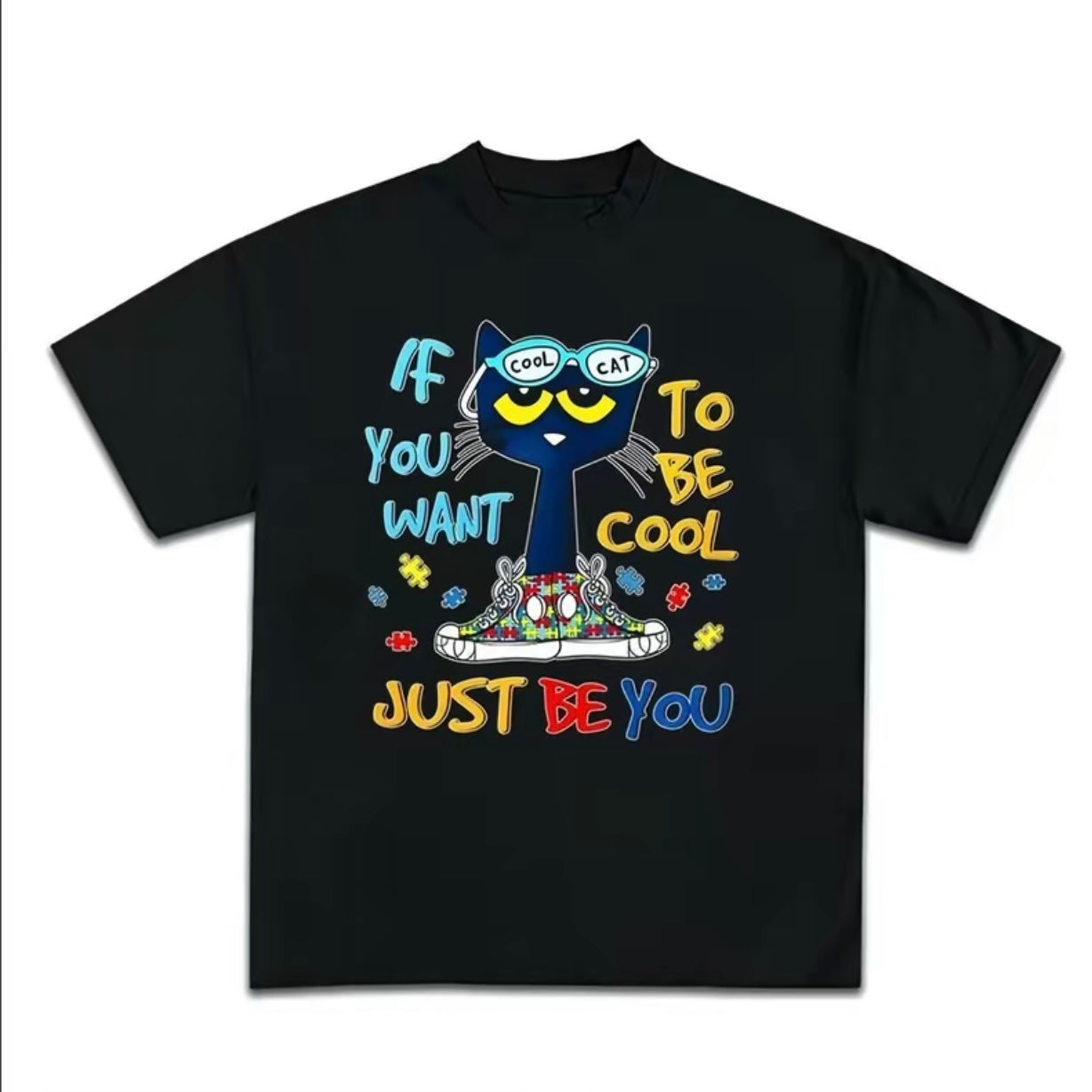 Pete The Cat Cute Cartoon Shirt/Sweatshirt/Hoodie