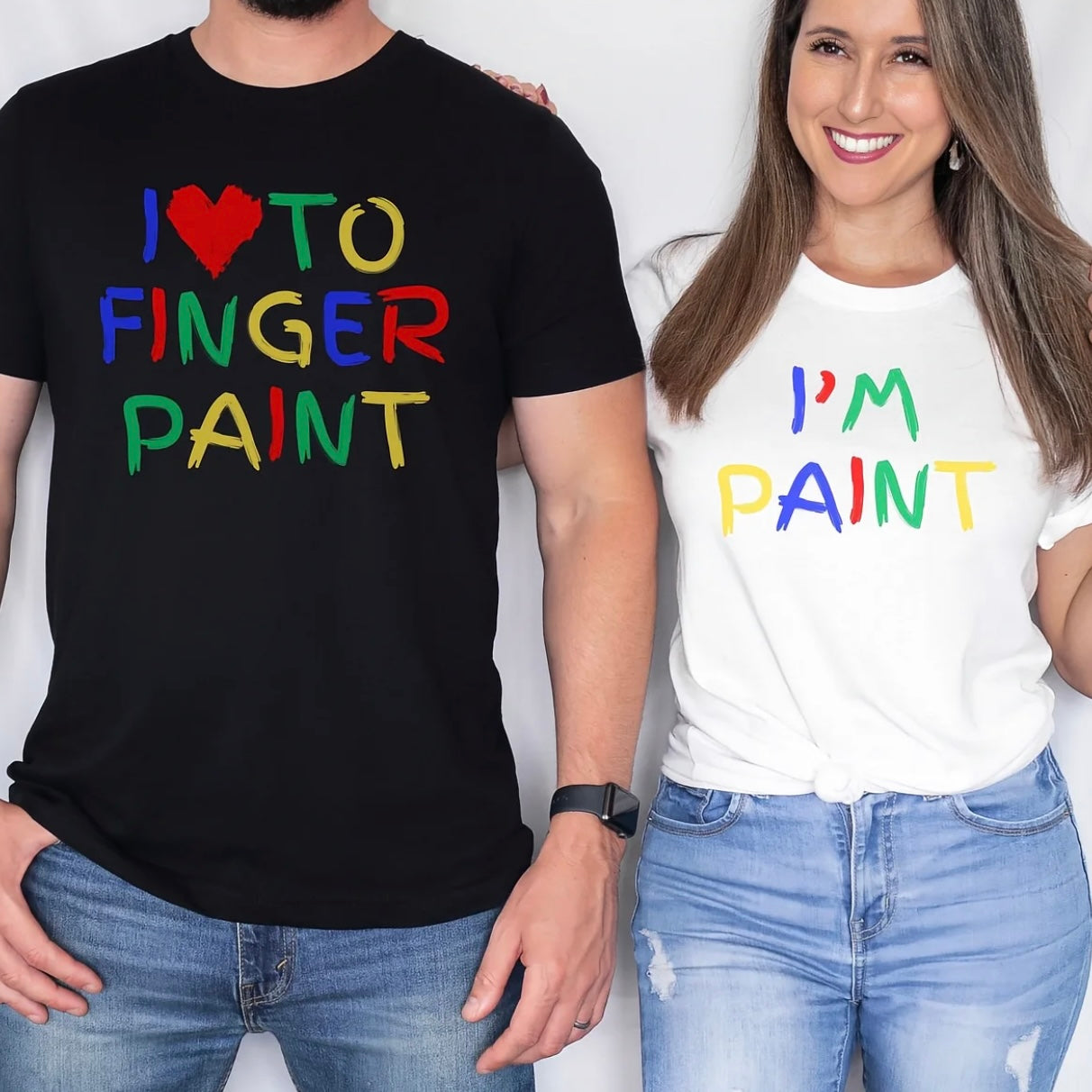 Funny Couples I Love To Finger Paint Matching Shirt/Sweatshirt/Hoodie