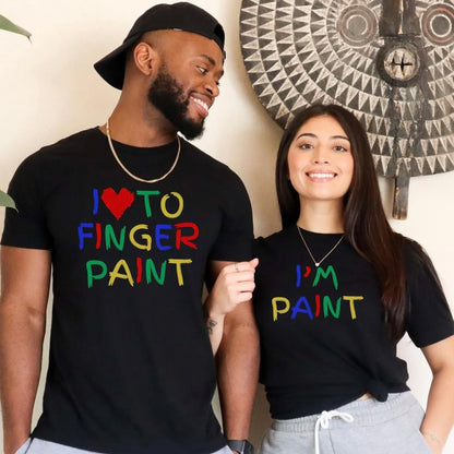 Funny Couples I Love To Finger Paint Matching Shirt/Sweatshirt/Hoodie