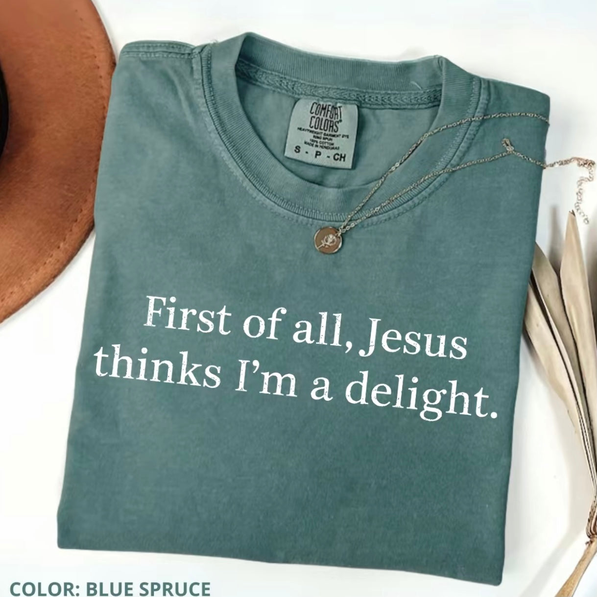 Jesus Think I'm A Delight Christian Shirt/Sweatshirt/Hoodie