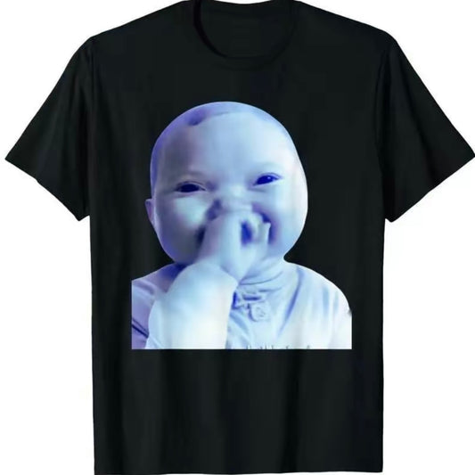 Funny Baby Holding Laugh Meme Shirt/Sweatshirt/Hoodie