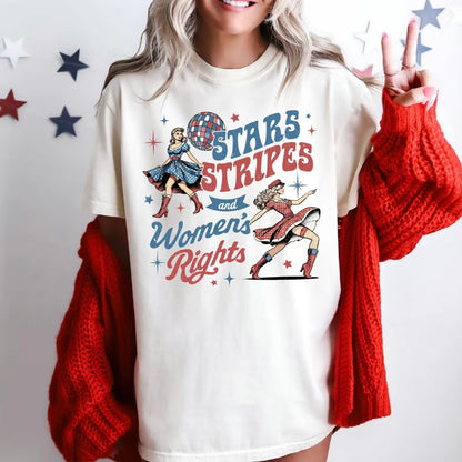 Feminist Stars Stripes and Women's Rights T-Shirt/Sweatshirt/Hoodies
