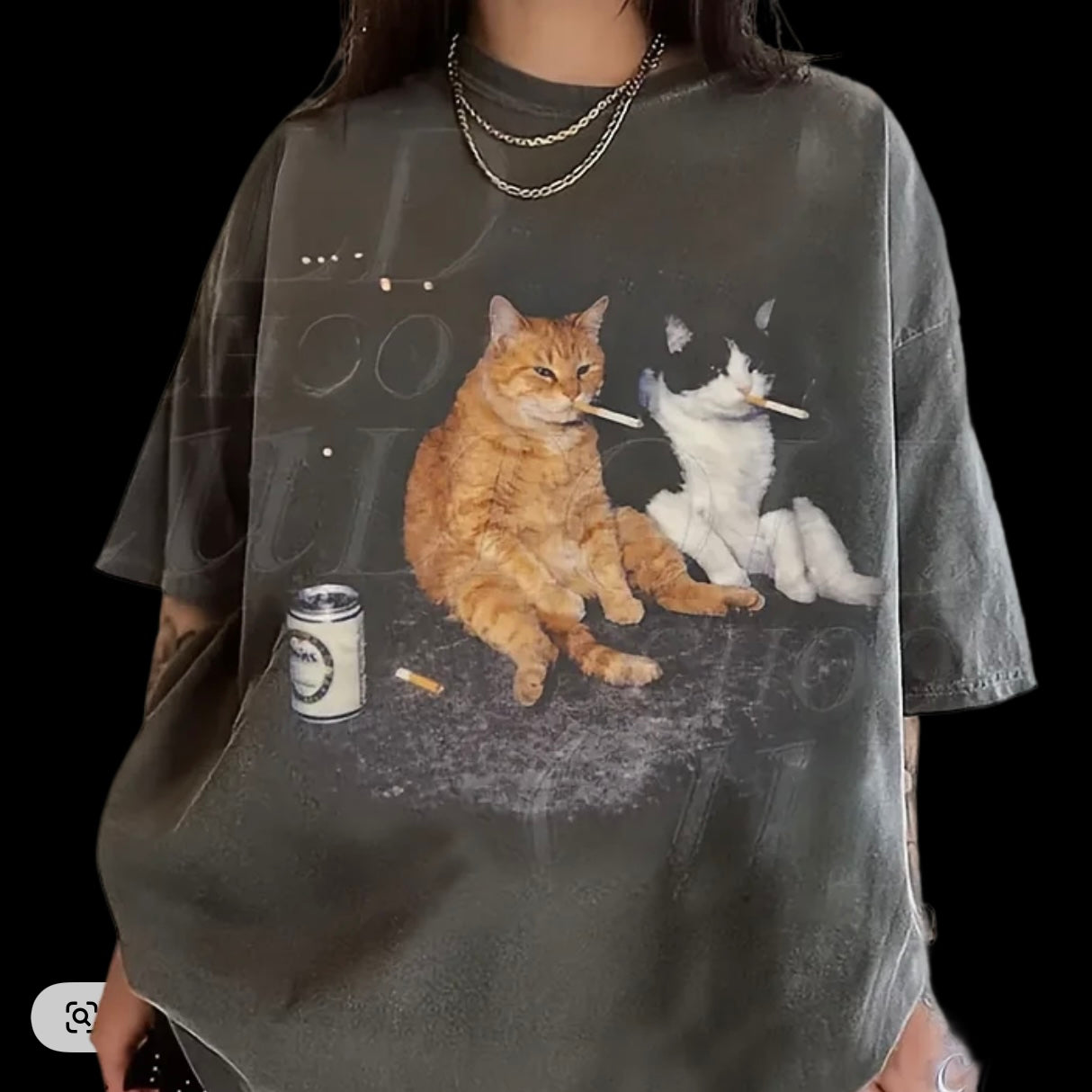 Vintage Smoking Cats Shirt/Sweatshirt/Hoodie