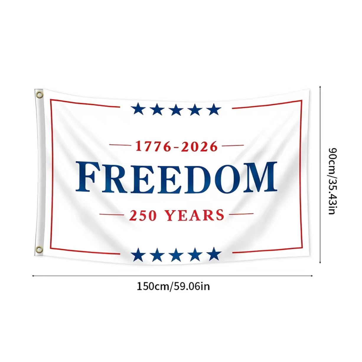 Freedom 250 Years Anniversary USA Flag 3x5 Ft Flags