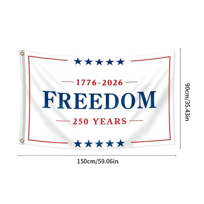 Freedom 250 Years Anniversary USA Flag 3x5 Ft Flags