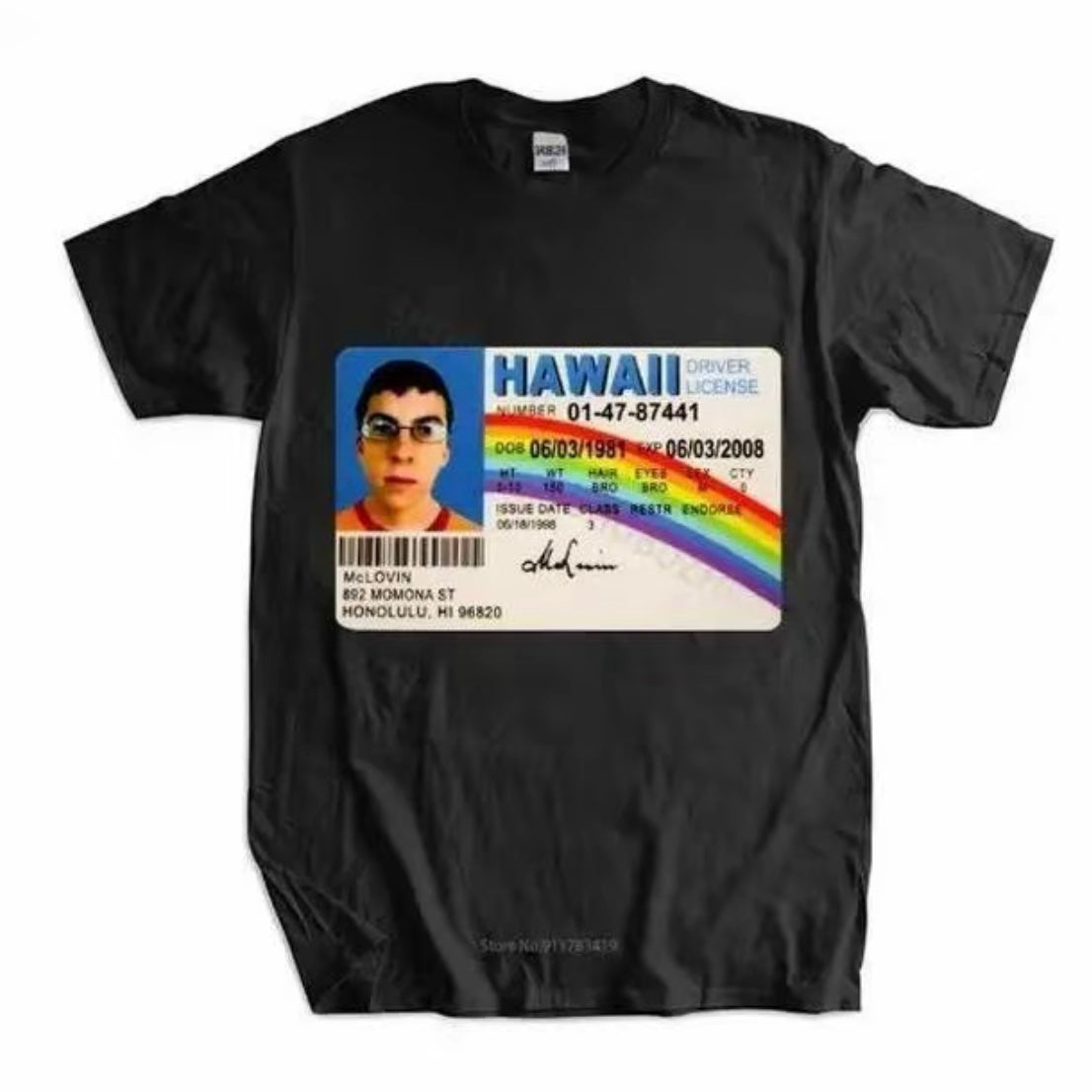 Hawaii Driver License T-Shirt/Sweatshirt/Hoodie