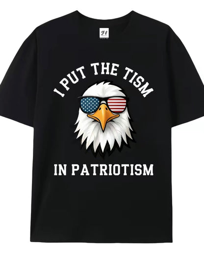 Put The Tism In Patriotism Athletic Eagle Shirt/Sweatshirt/Hoodie