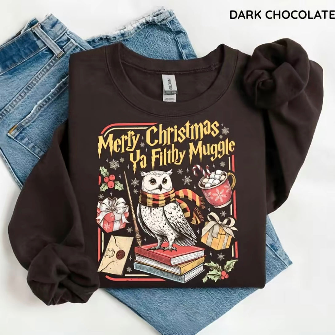 Merry Christmas Ya Filthy Vintage T-Shirt/Sweatshirt/Hoodie