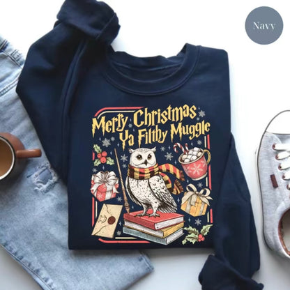 Merry Christmas Ya Filthy Vintage T-Shirt/Sweatshirt/Hoodie