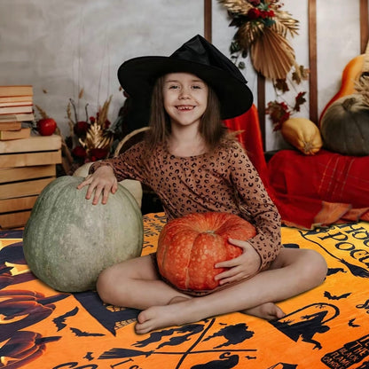 Movie Witch Pattern Flannel Blanket