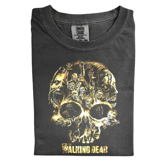 The Walking Dead Zombie Skull Vintage Shirt/Sweatshirt/Hoodie