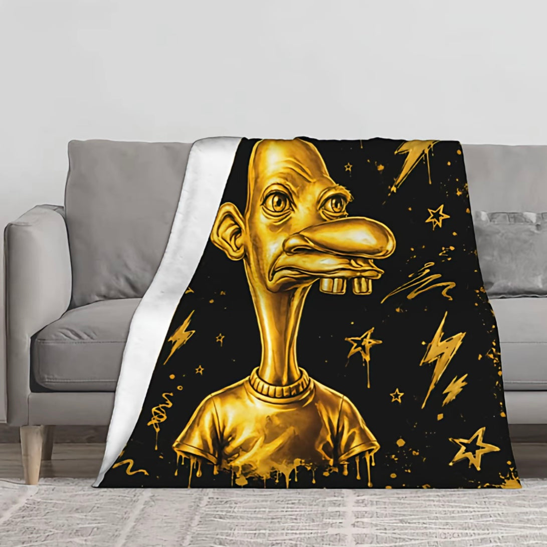 Viral Neegy Meme Flannel Blanket