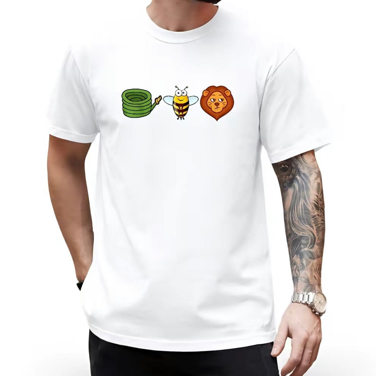 Hose Bee Lion Funny Phonetic Pun T-Shirt/Sweatshirt/Hoodie