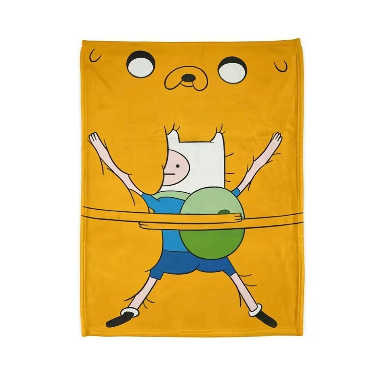 Adventure Time Pattern Flannel Blanket