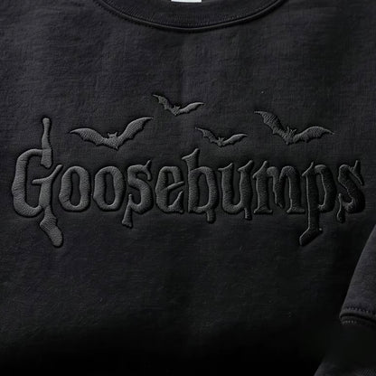 Embroidered Halloween Goosebumps T-Shirt/Sweatshirt/Hoodie