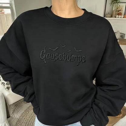 Embroidered Halloween Goosebumps T-Shirt/Sweatshirt/Hoodie