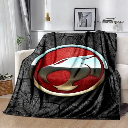 Thundercats Cartoon Pattern Flannel Blanket