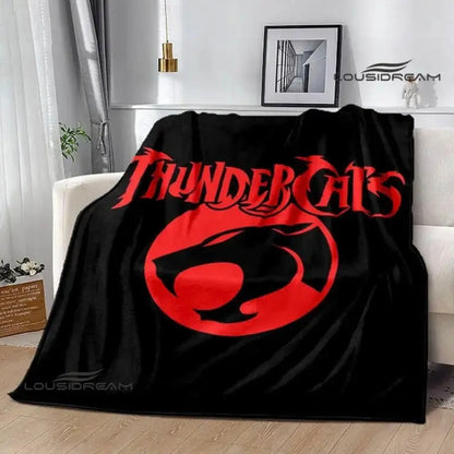 Thundercats Cartoon Pattern Flannel Blanket