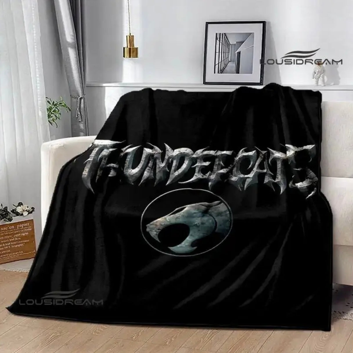 Thundercats Cartoon Pattern Flannel Blanket