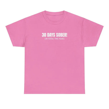 30 Days Sober T-Shirt/Sweatshirt/Hoodie