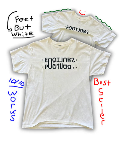 FOOTJOB? (Flip up) T-Shirt/Sweatshirt/Hoodie