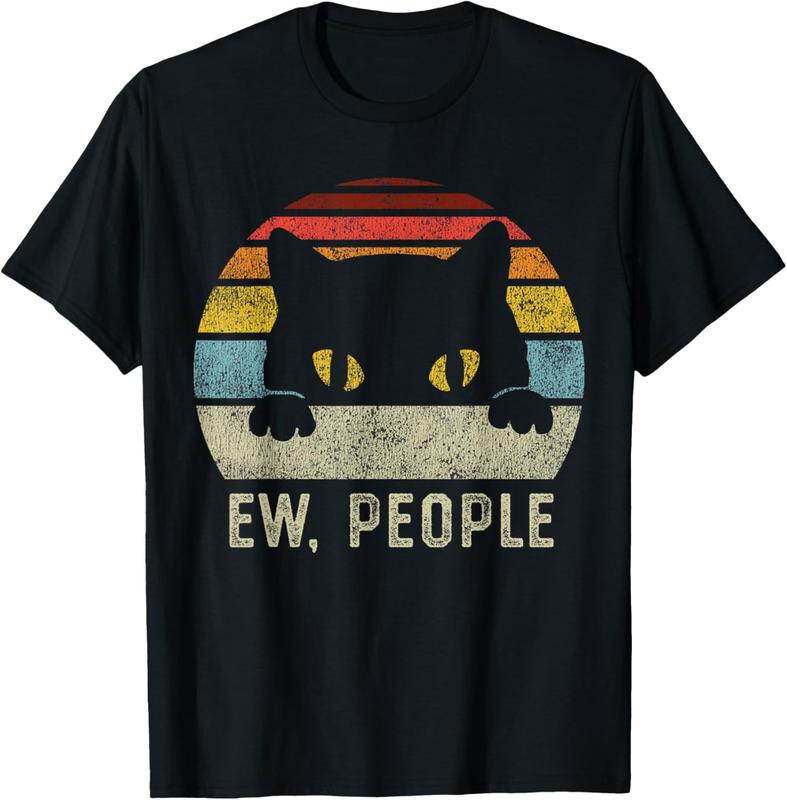 Ew People Retro Cat Funny Vintage T-Shirt/Sweatshirt/Hoodie