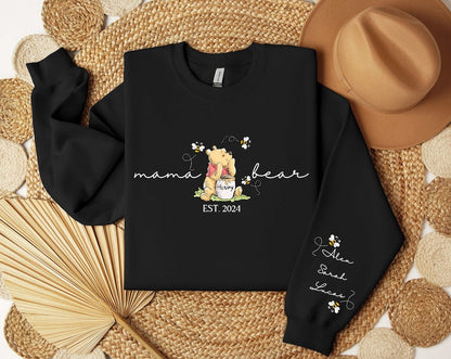 Custom Mama Bear T-shirt/Sweatshirt/Hoodie