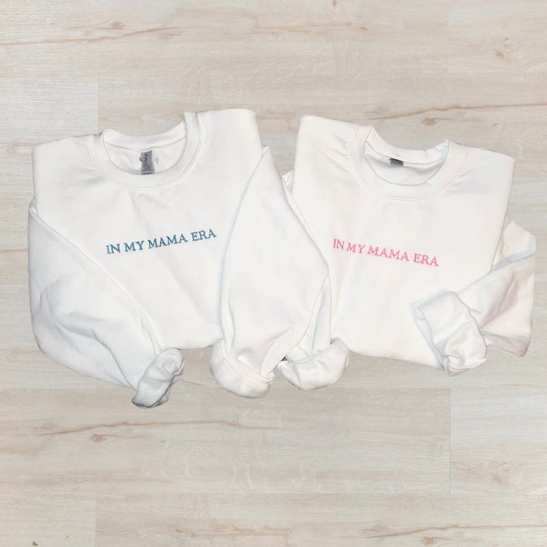 In My Mama Era Embroidered Mother's Day Shirt/Sweatshirt/Hoodie