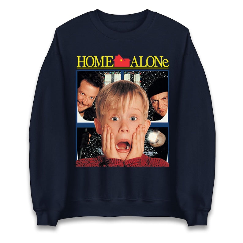 Home Alone Funny Movie Xmas Retro Kevin McCallister T-Shirt/Sweatshirt/Hoodie