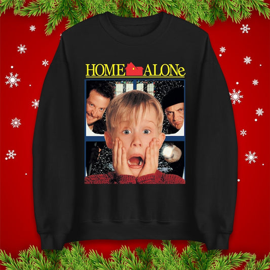 Home Alone Funny Movie Xmas Retro Kevin McCallister T-Shirt/Sweatshirt/Hoodie
