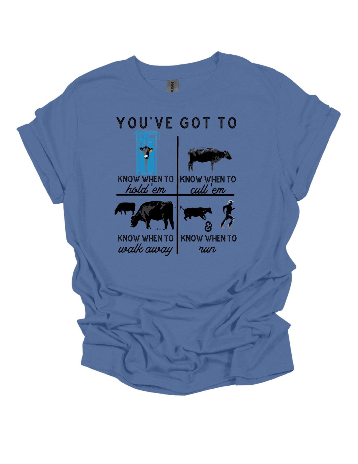 Know When To Hold 'Em  Western T-Shirt/Sweatshirt/Hoodie