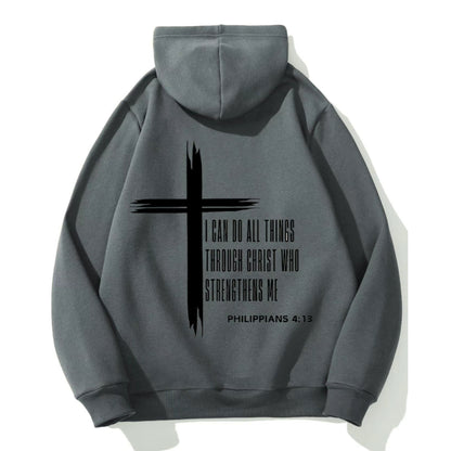 Cross & Letter Print Drop T-Shirt/Sweatshirt/Hoodie