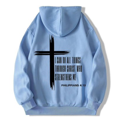 Cross & Letter Print Drop T-Shirt/Sweatshirt/Hoodie