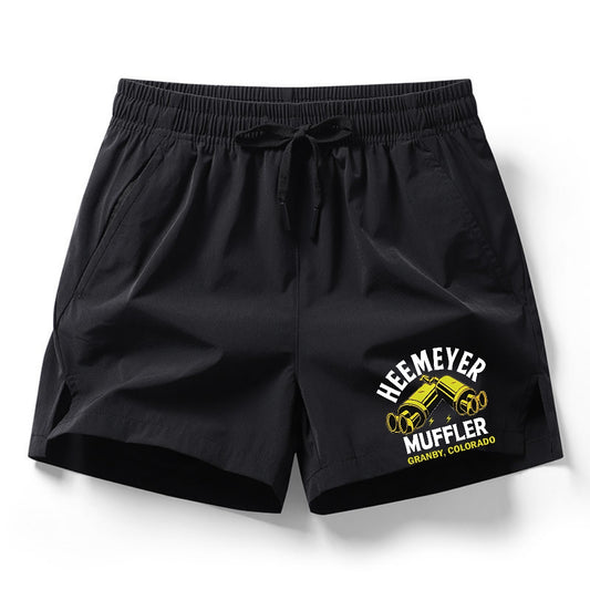 Heemeyer Muffler Drawstring Waist Shorts