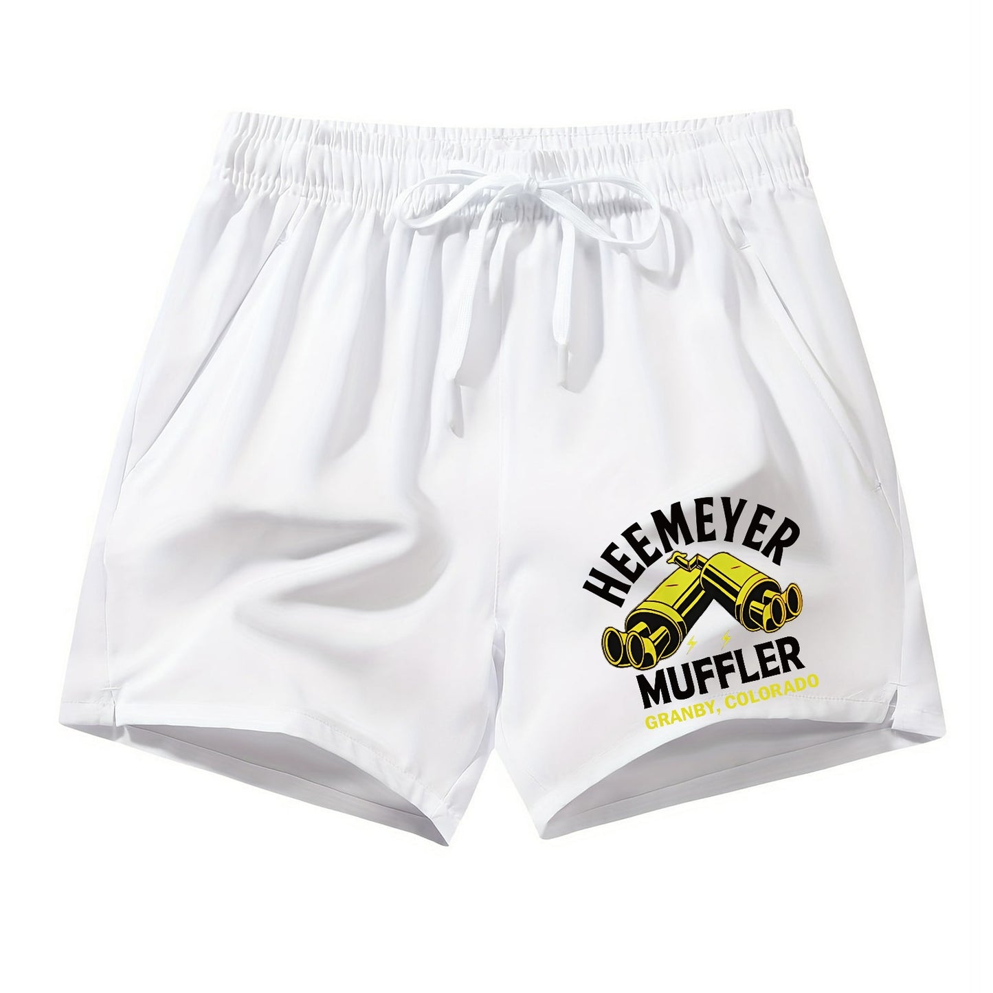 Heemeyer Muffler Drawstring Waist Shorts